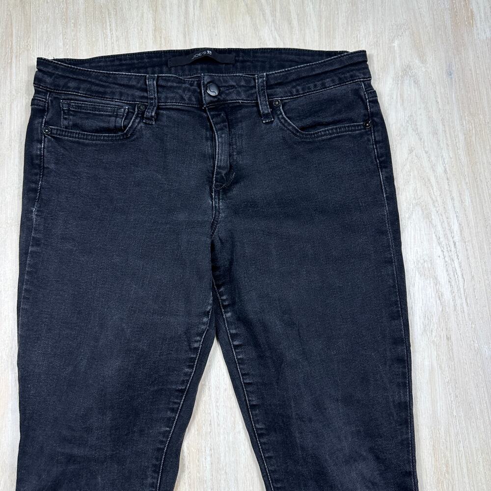 Joe’s Jeans The Skinny Black Stretch Mid Rise Slim Fit Casual Denim Jeans 31 - Picture 3 of 14